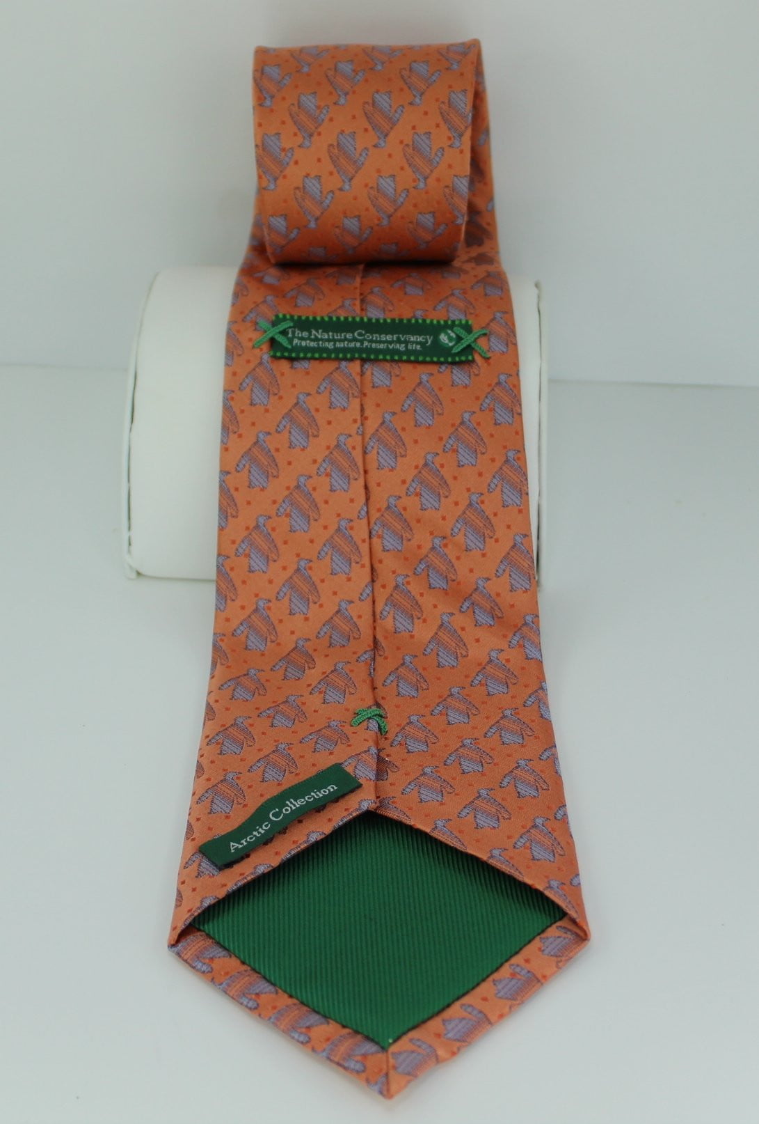 Nature Conservancy Tie - Arctic Collection Parading Penguins - Silk Hand Made beautiful quality