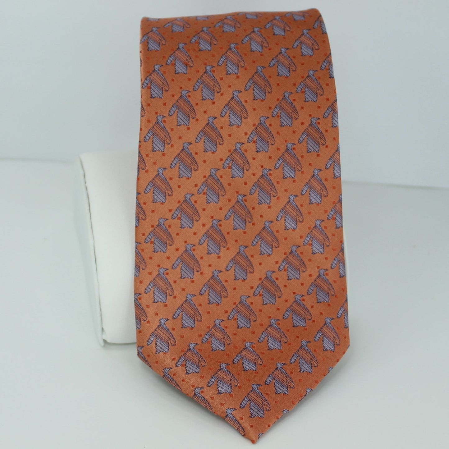 Nature Conservancy Tie - Arctic Collection Parading Penguins - Silk Hand Made