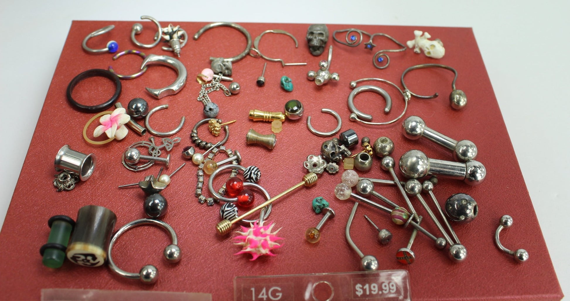 Collection Body Jewelry Lot Variety Pieces Some New barbells