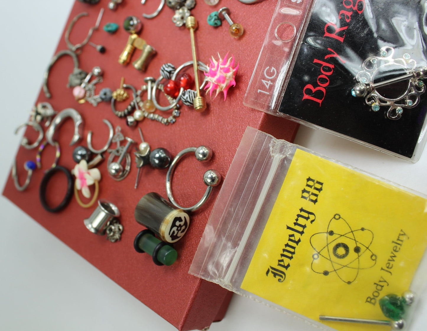 Collection Body Jewelry Lot Variety Pieces Some New septum