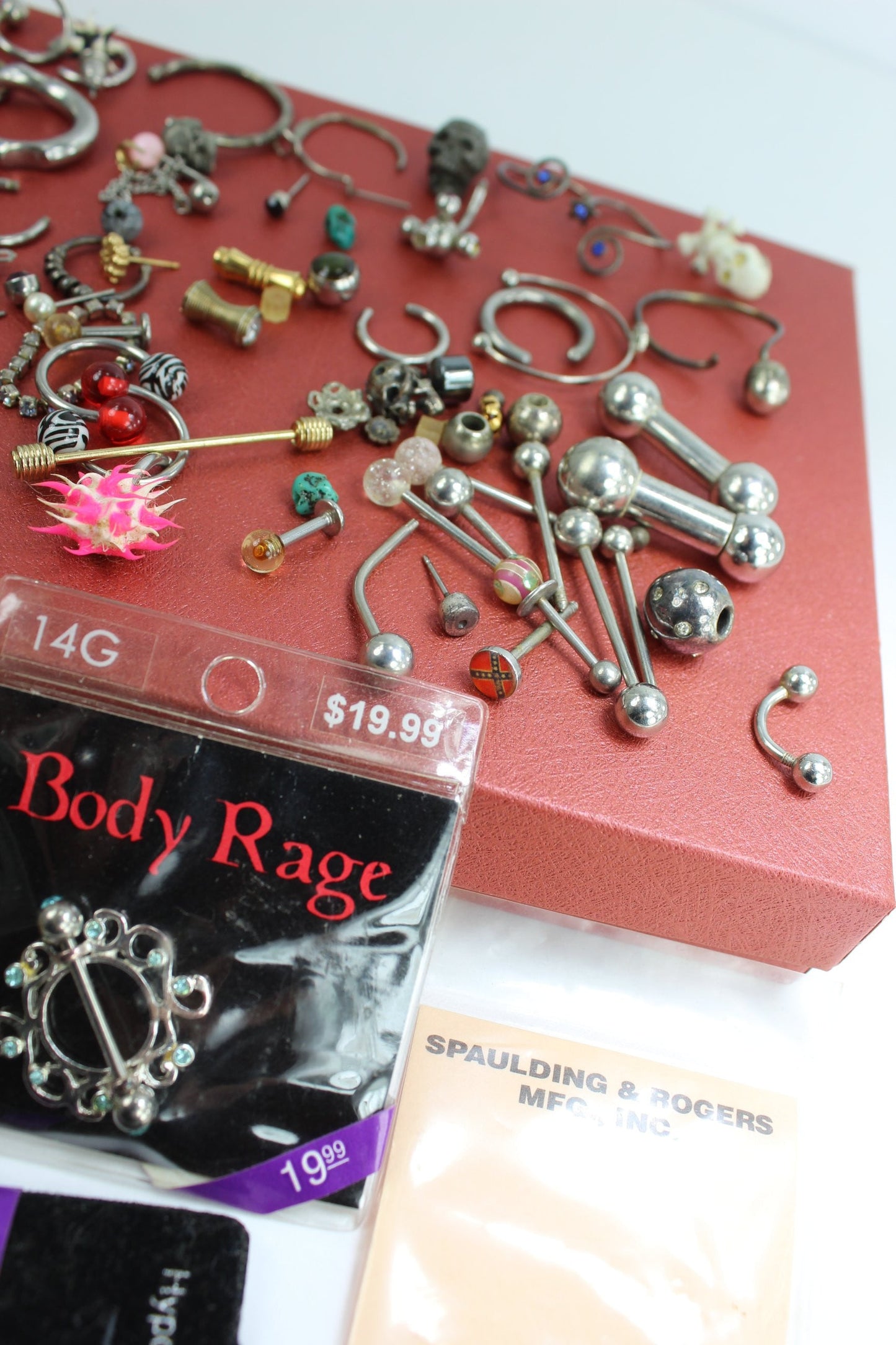 Collection Body Jewelry Lot Variety Pieces Some New stainless