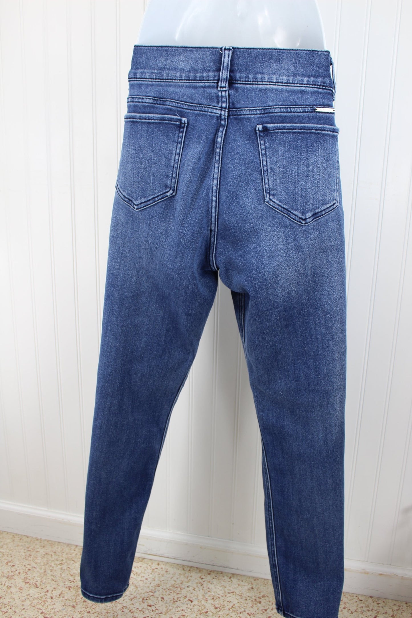 Vintage NY & Co Soho Jeans High Waist Leggings  - Zip Faux Pockets mama's jeans