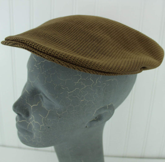 Tri Coastal Design Cap Flat Newsboy - Woven 100% Polyester Latte Brown used