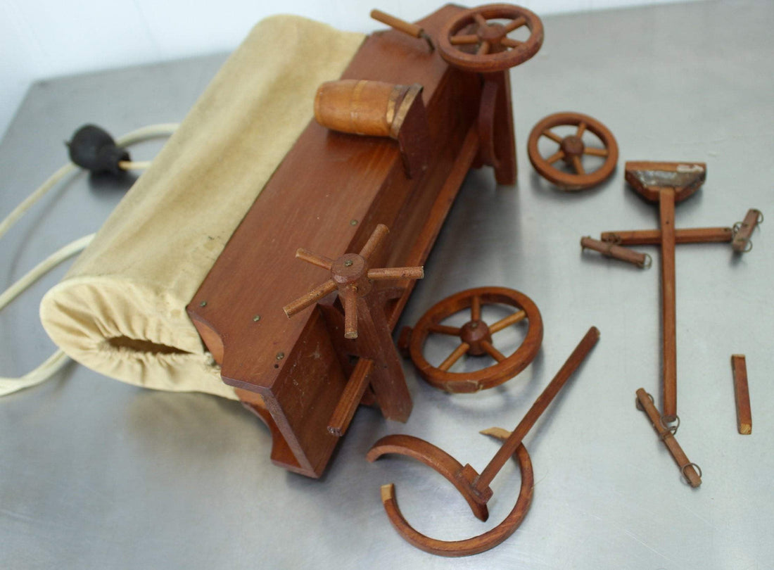 Vintage Western Lamp Covered Wagon Conestoga Original 4 Horses Repair