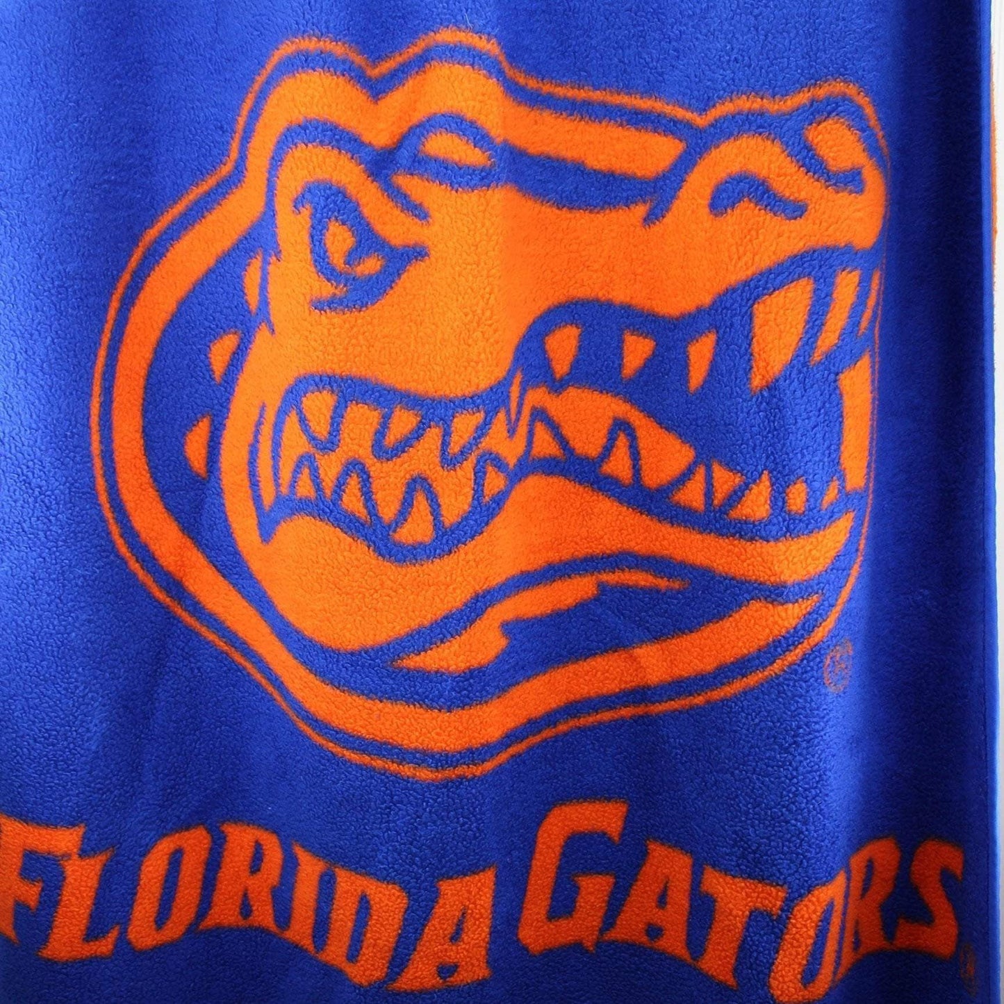 Biederlack Vintage Acrylic Blend Throw Blanket - "Florida Gators"  UF Gator Logo - 54" X 48" USA