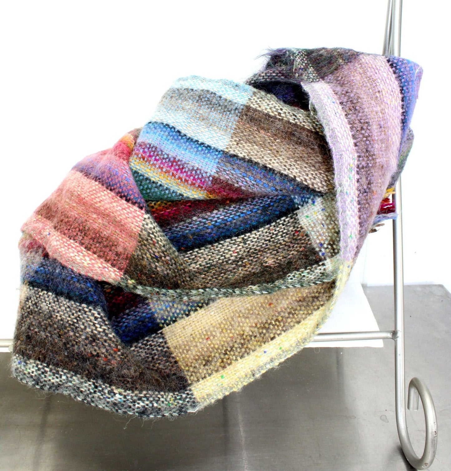 Donegal Handwoven Tweed John Molloy Throw Blanket - Lambswool Fringed Awesome serene restful throw
