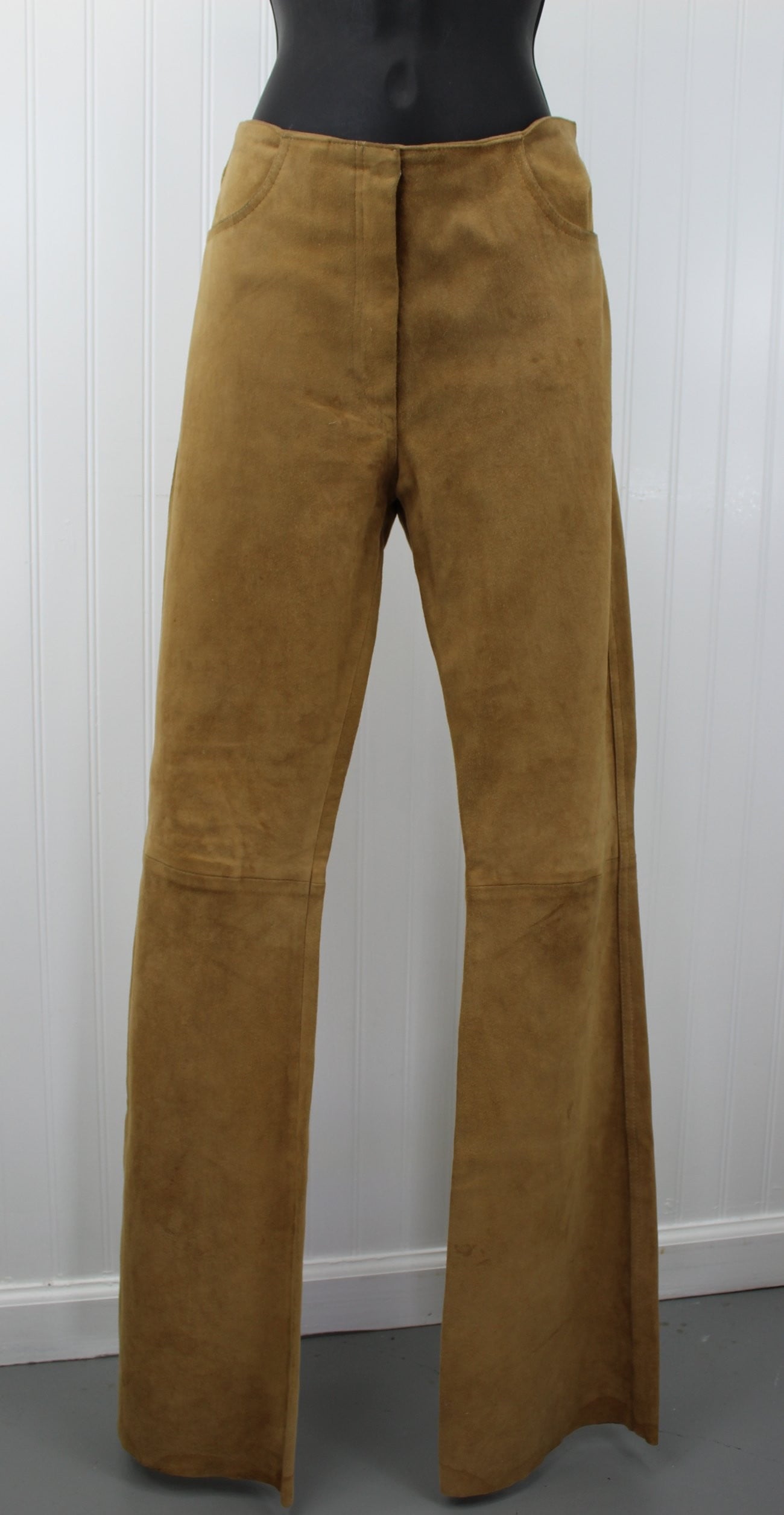ショッピング販売品 vintage design suede leather flare pants