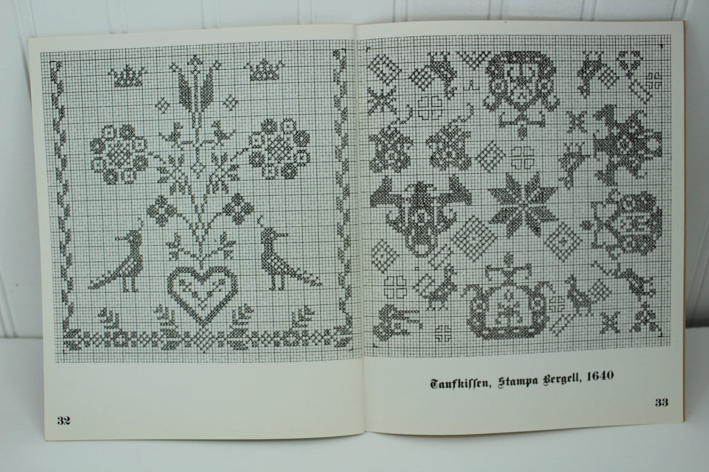 Elly Koch Switzerland "Old and New Crosstitch"  Patterns Swiss German Handar one in series from switzerland