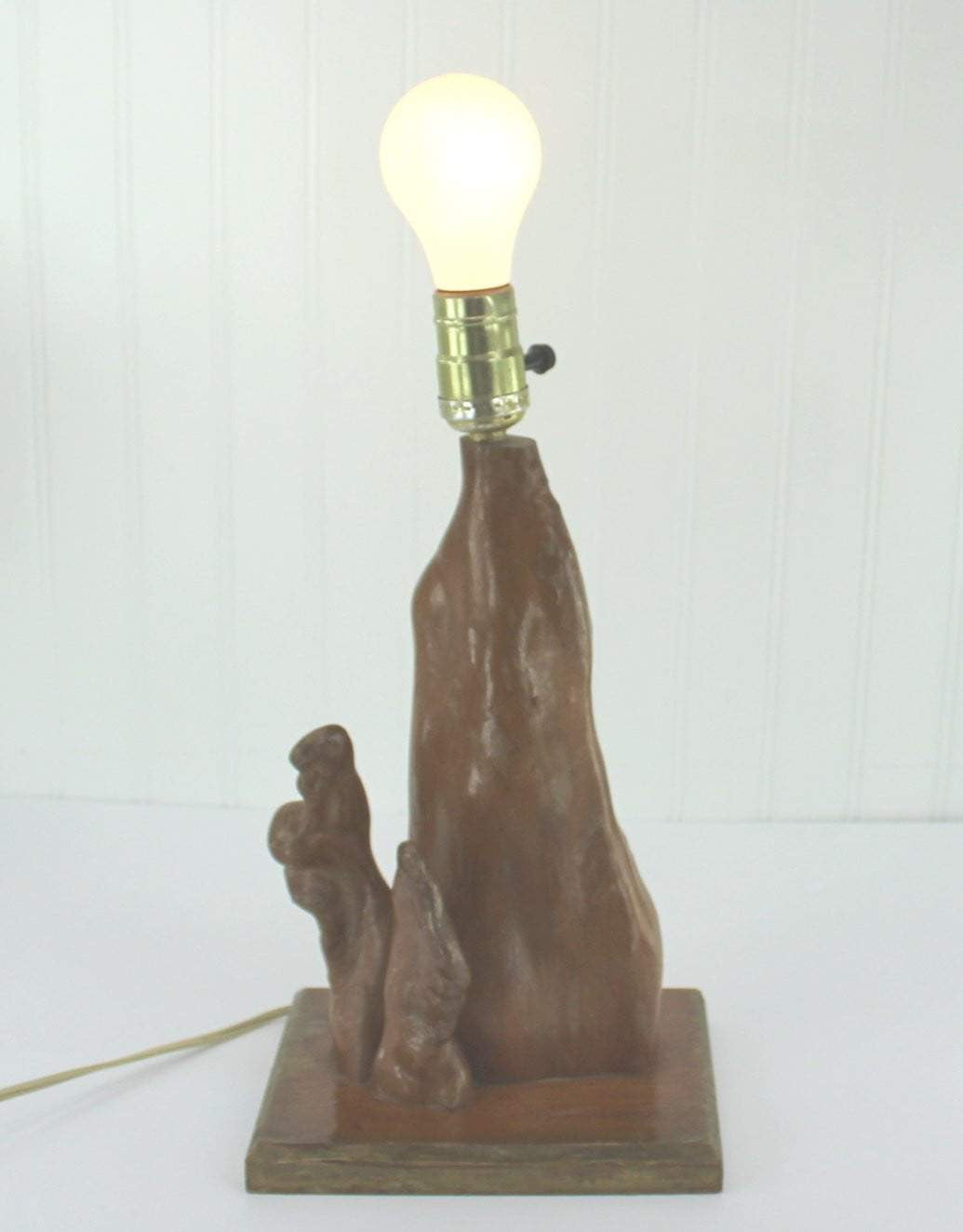 Old Cypress Knee Lamp Hand Made - Rustic Florida Style works fine