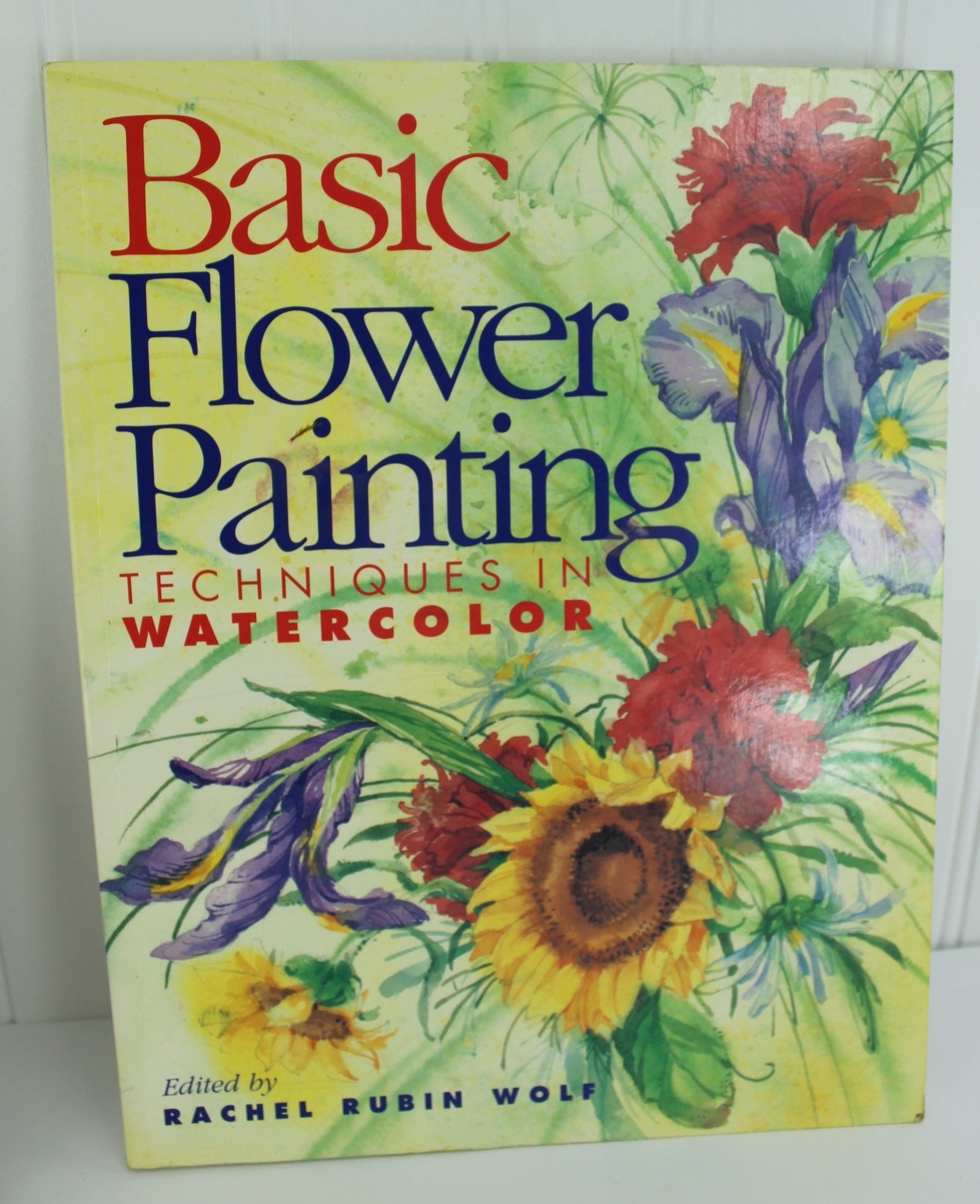 Kunz & Wolf Collection 2 Books Painting Flowers Basic Watercolors Florals That Glow how to instructions