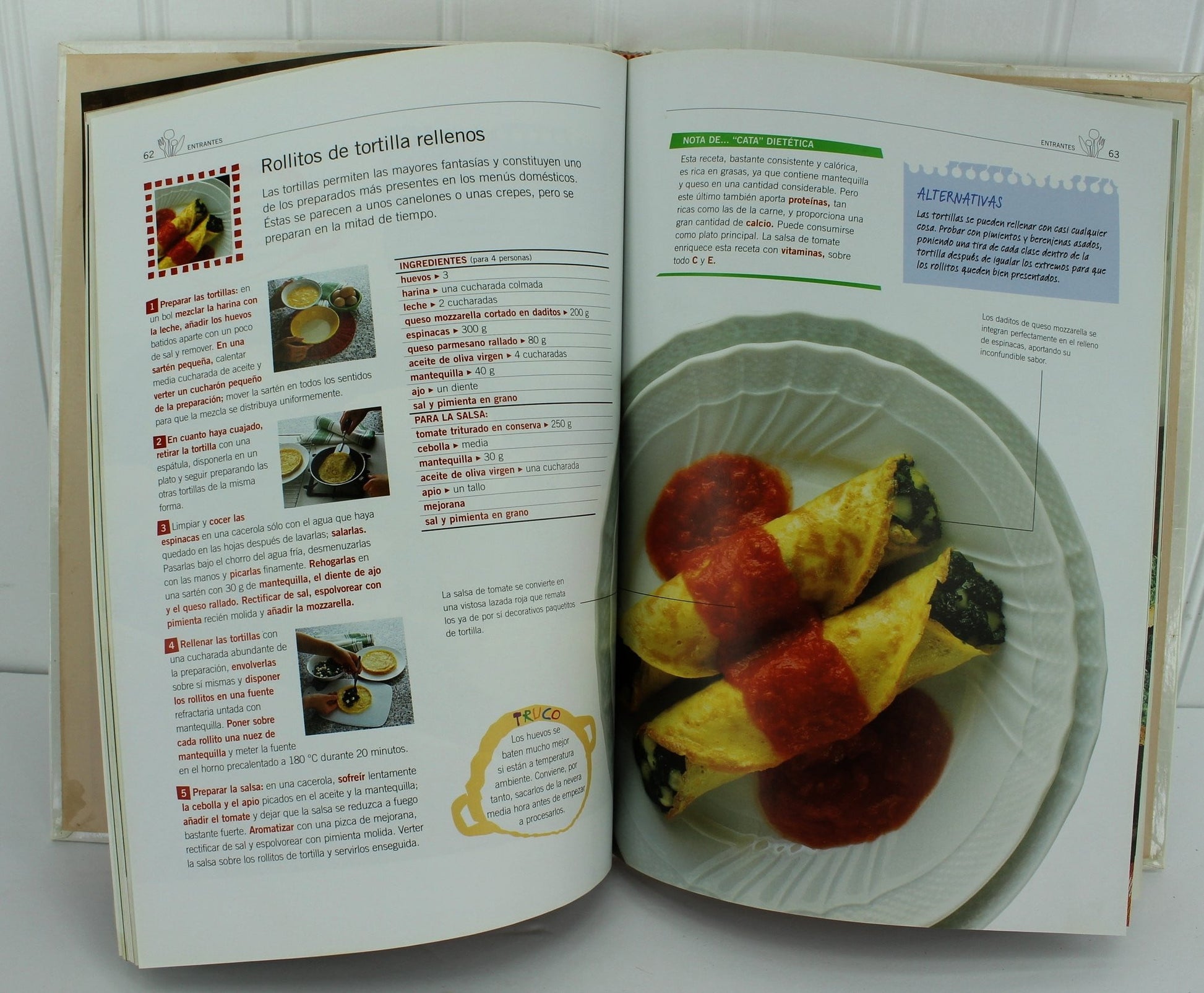 Bastin Cookbook Madrid "La Buena Mesa" Ensaladas Entrantes Aperitivos en Espanol all recipes in spanish