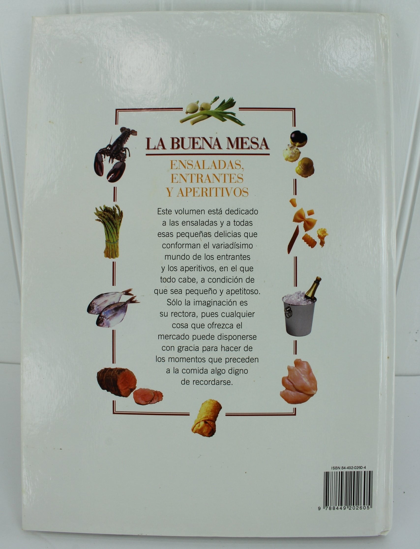 Bastin Cookbook Madrid "La Buena Mesa" Ensaladas Entrantes Aperitivos en Espanol in Spanish