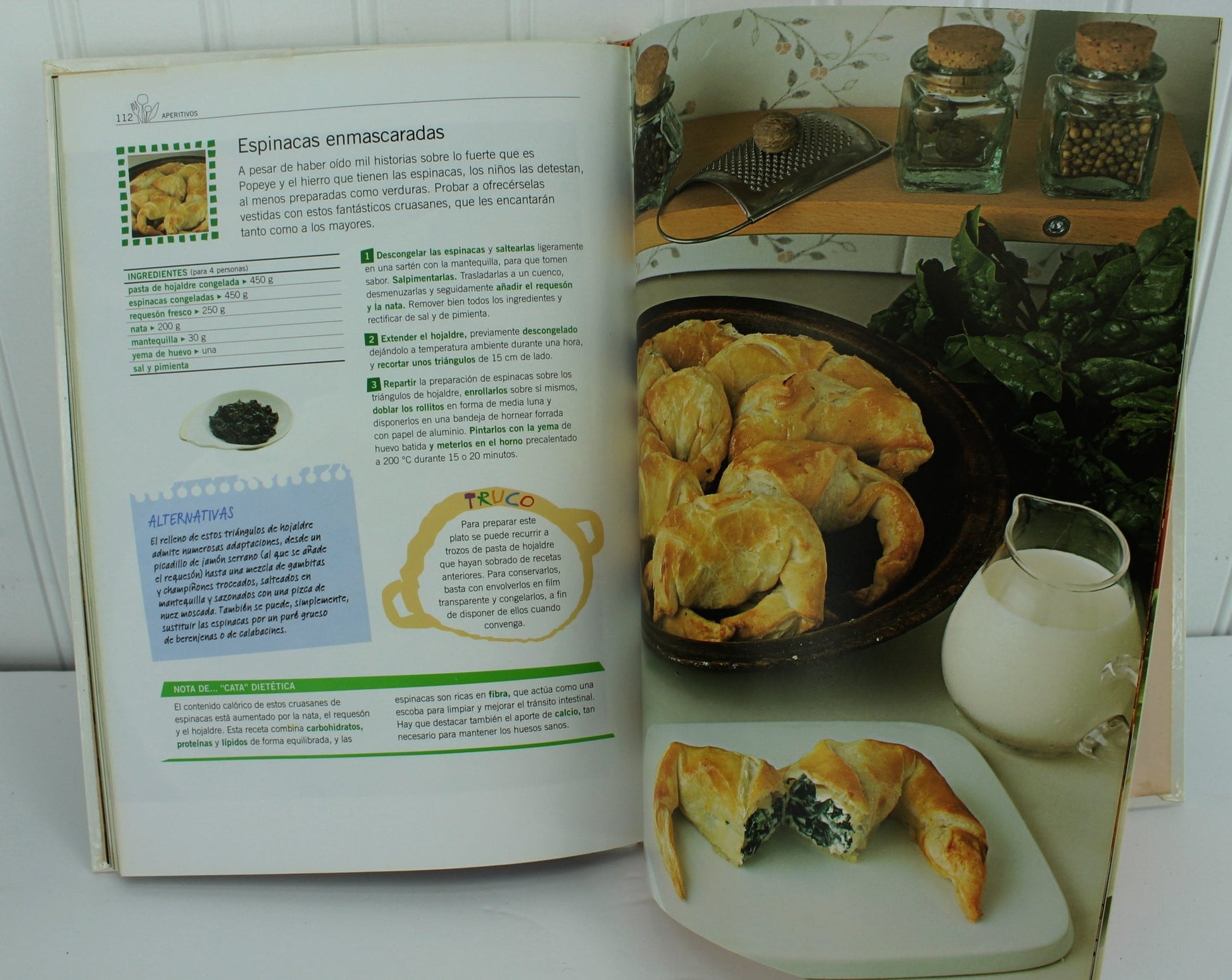 Bastin Cookbook Madrid "La Buena Mesa" Ensaladas Entrantes Aperitivos en Espanol appetizers
