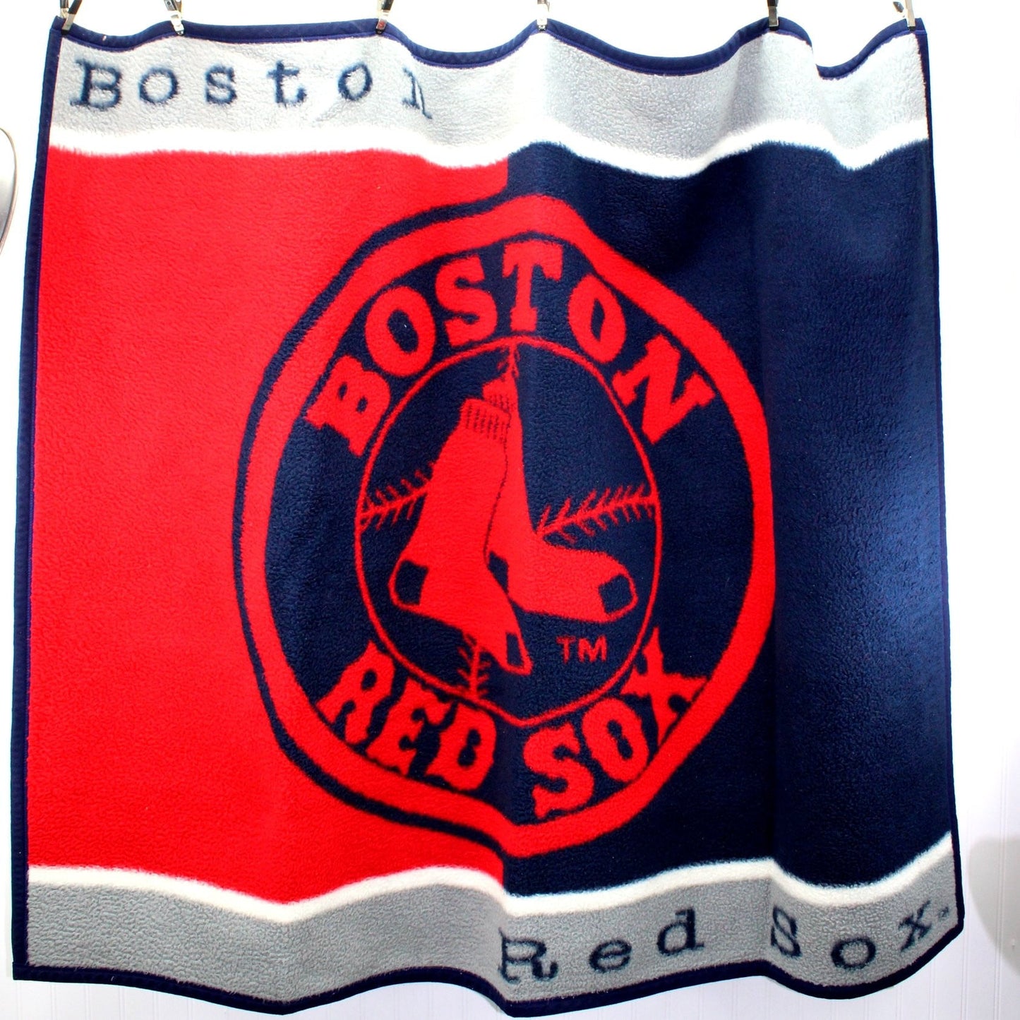 Biederlack Boston Red Sox Acrylic Blend Stadium Blanket - 58" X 48" USA