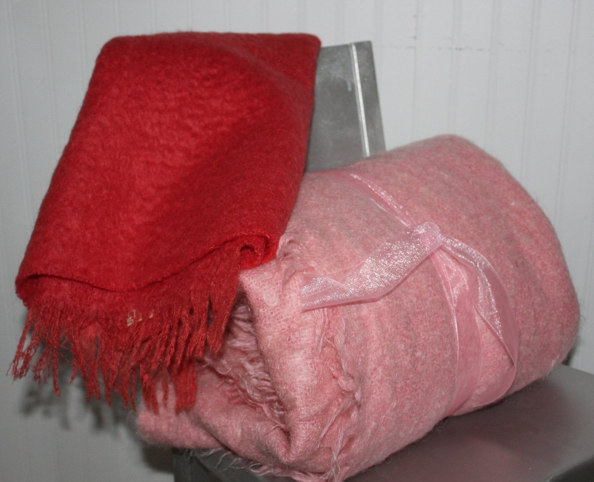 Special Mohair Blanket 2 Pieces DIY Project Cutter Felting Sewing