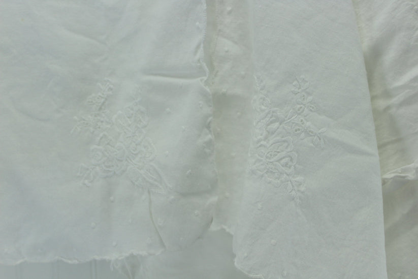 Five Vintage Linen Dinner Napkins 22 X 20 Reuse Repurpose Face Cloth