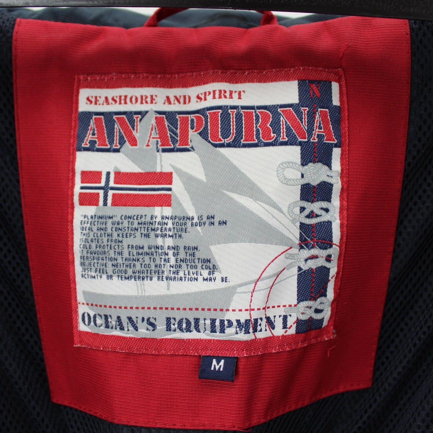 Anapurna Geographical Norway Jacket Ocean Equipment Sailing Parka Platinum Hooded platinum concept fabric