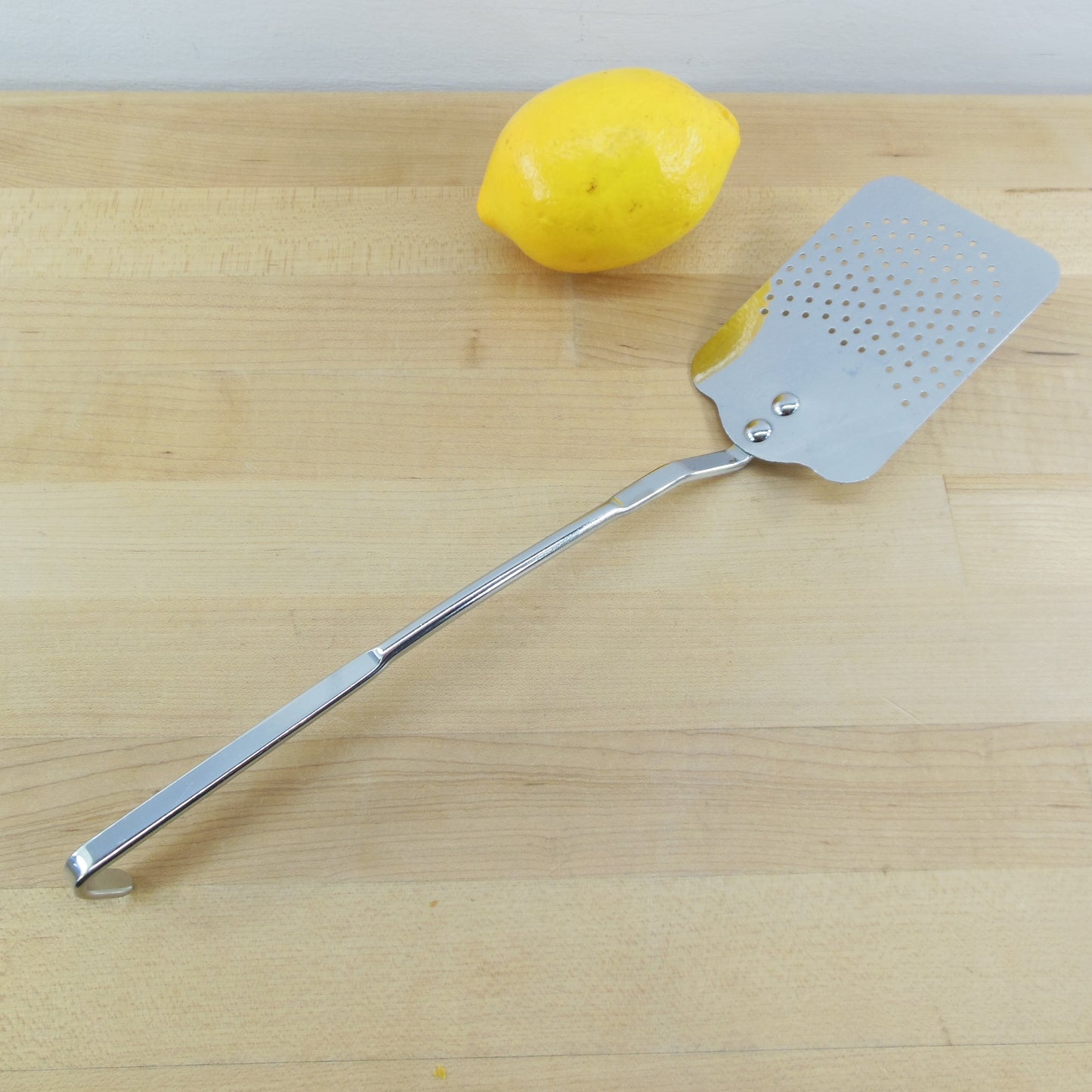 Irvin Ware USA Chrome Pierced Spatula Hang Hook Handle