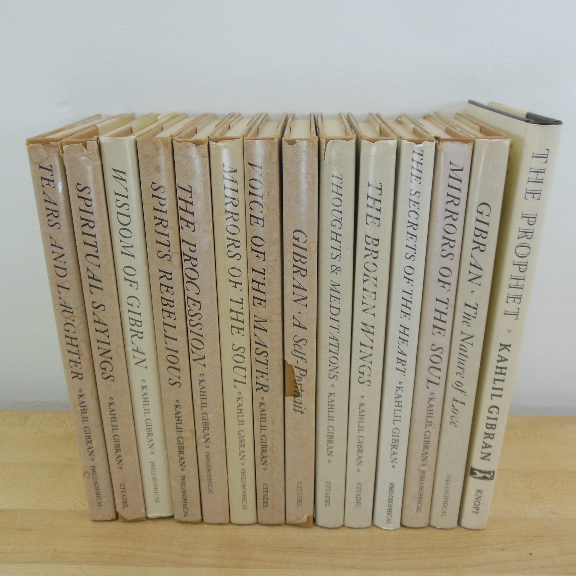 Kahlil Gibran Estate Lot 14 Books Hardback 1950-70's
