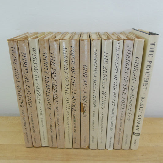 Kahlil Gibran Estate Lot 14 Books Hardback 1950-70's