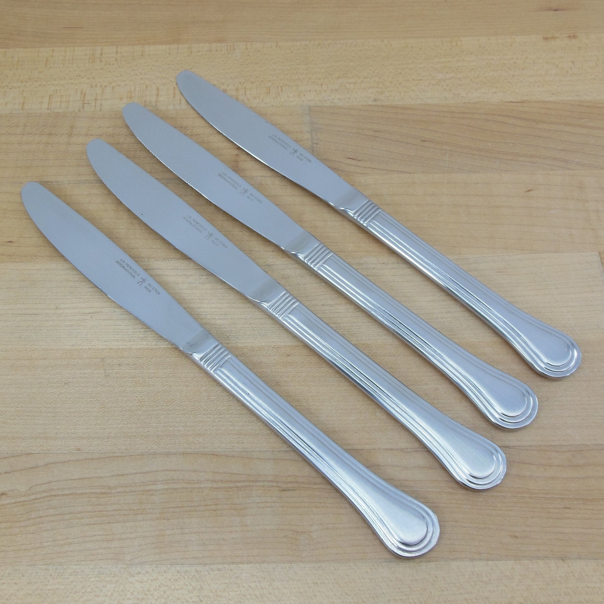 J.A. Henckels Astley Satin Stainless Flatware - 4 Table Knives