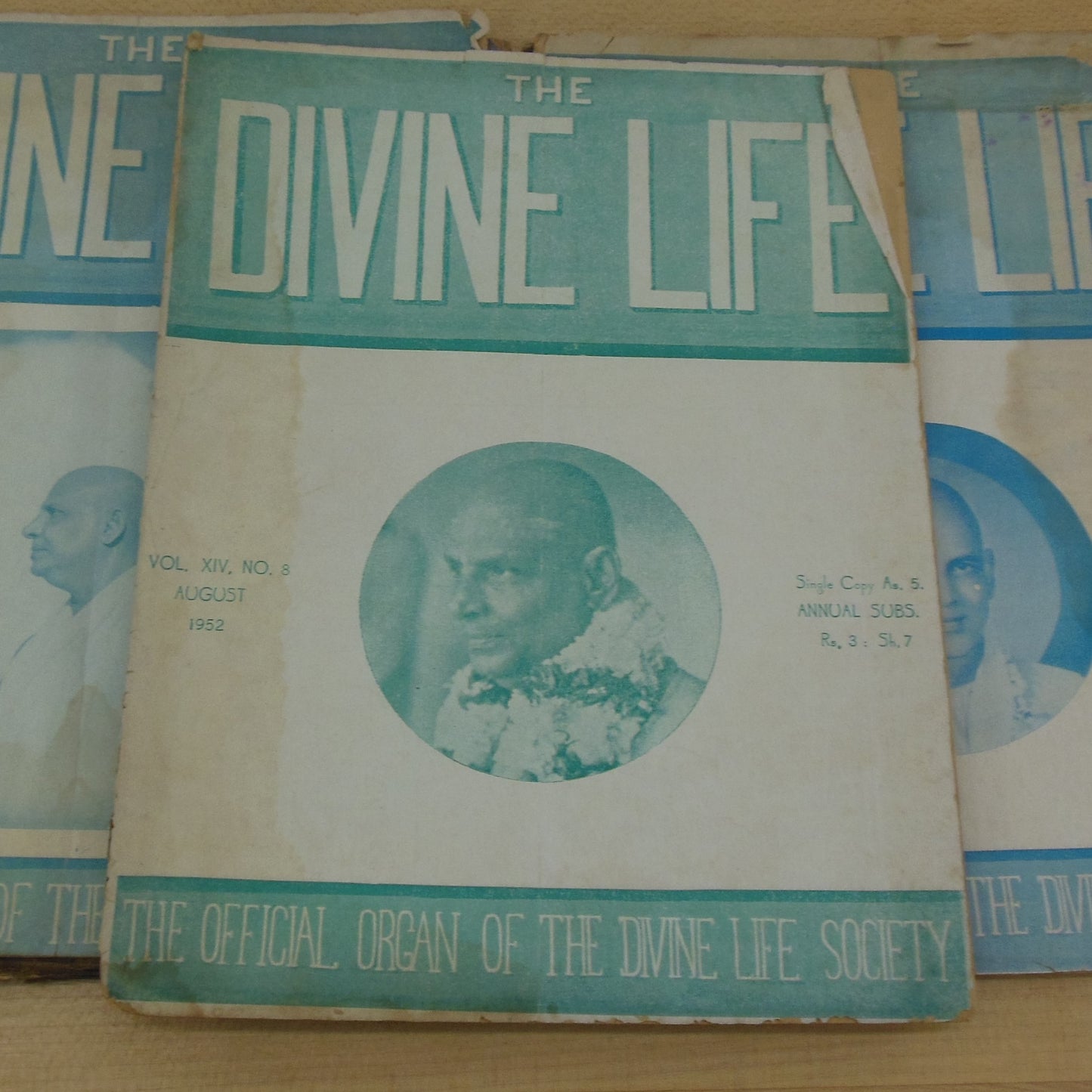 The Divine Society 7 Booklets 1950's Swami Sivananda Official Organ yoga