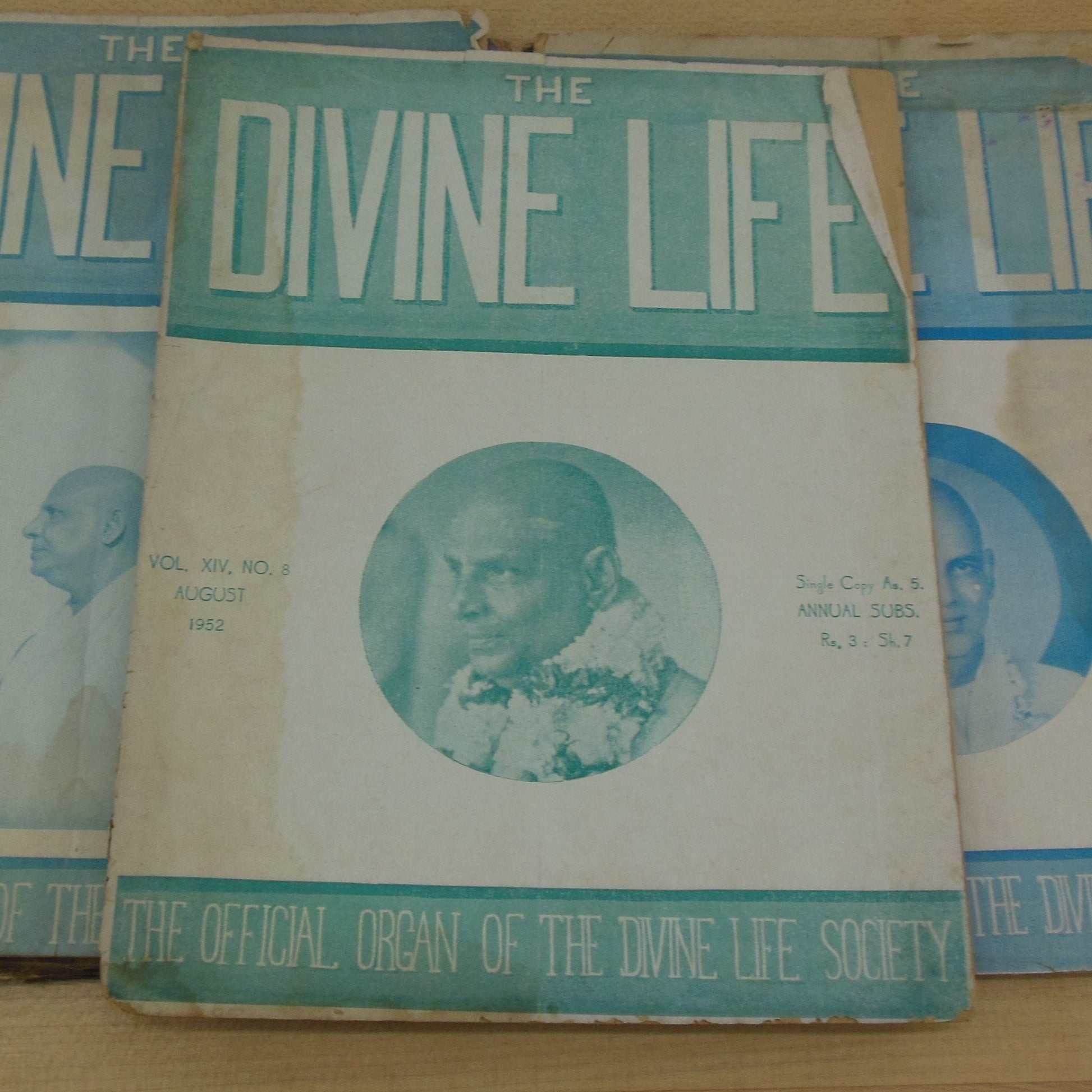 The Divine Society 7 Booklets 1950's Swami Sivananda Official Organ yoga