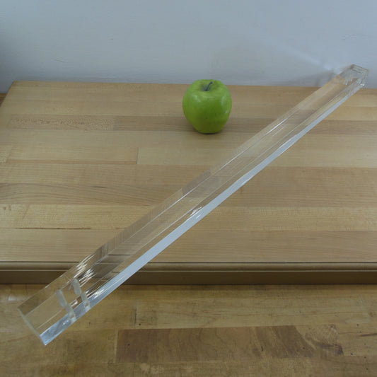 Charles Hollis Jones Style Lucite Table Leg Replacement 1-3/8" x 28-7/8"