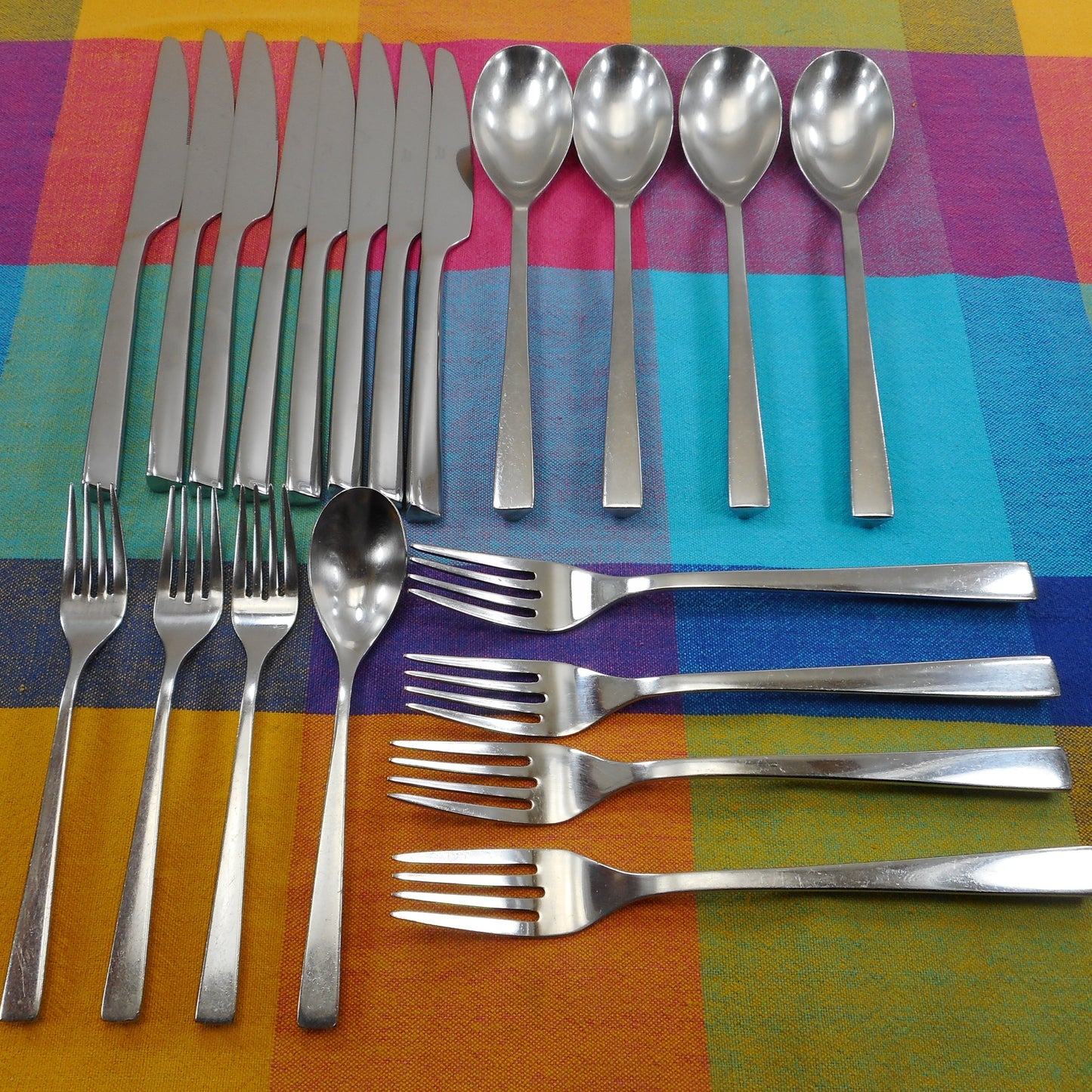 Towle Stainless Flatware LUXOR 20 Piece Lot Used