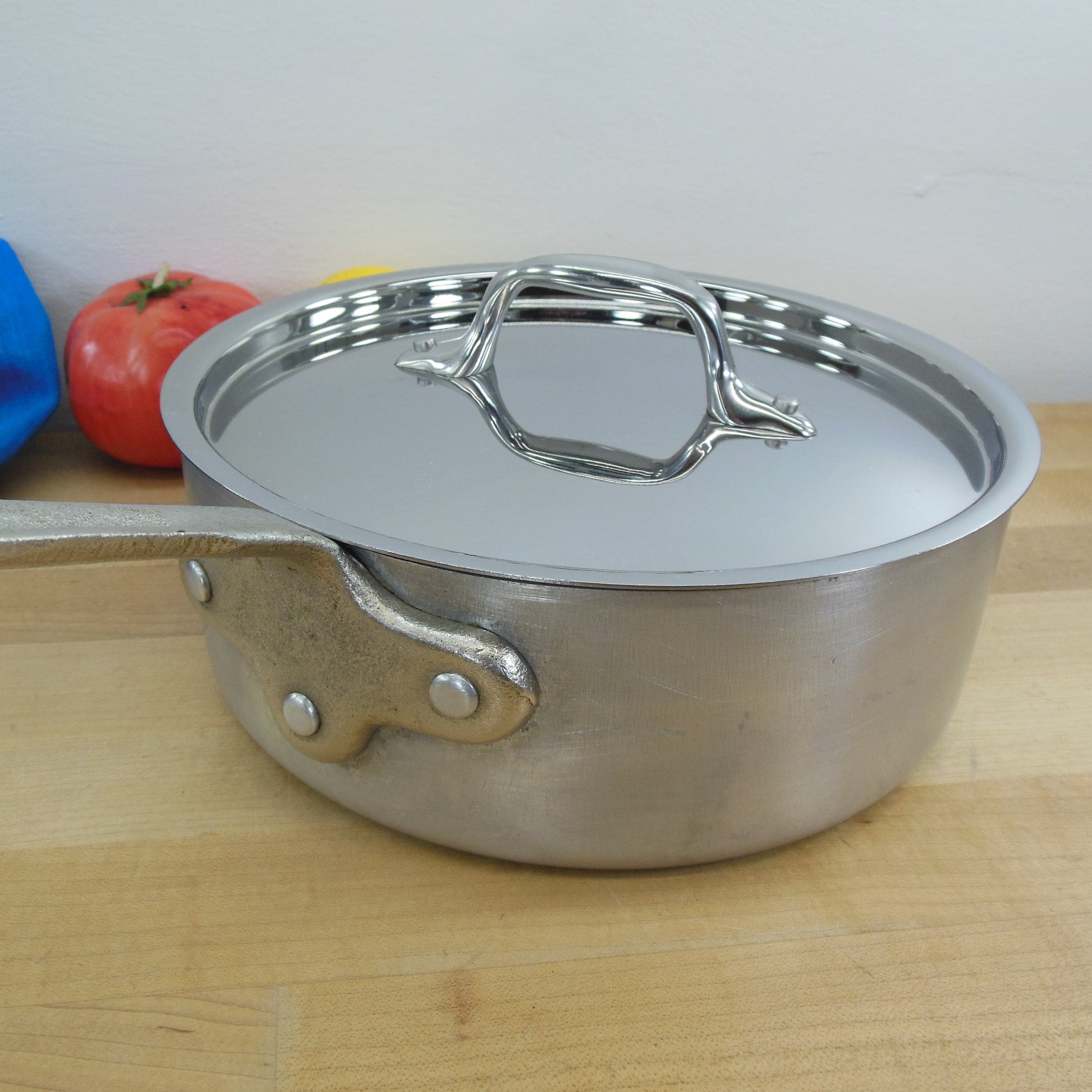Vintage All-Clad Metal Crafters Master Chef 1 1/2 Qt. Sauce Pan with Lid