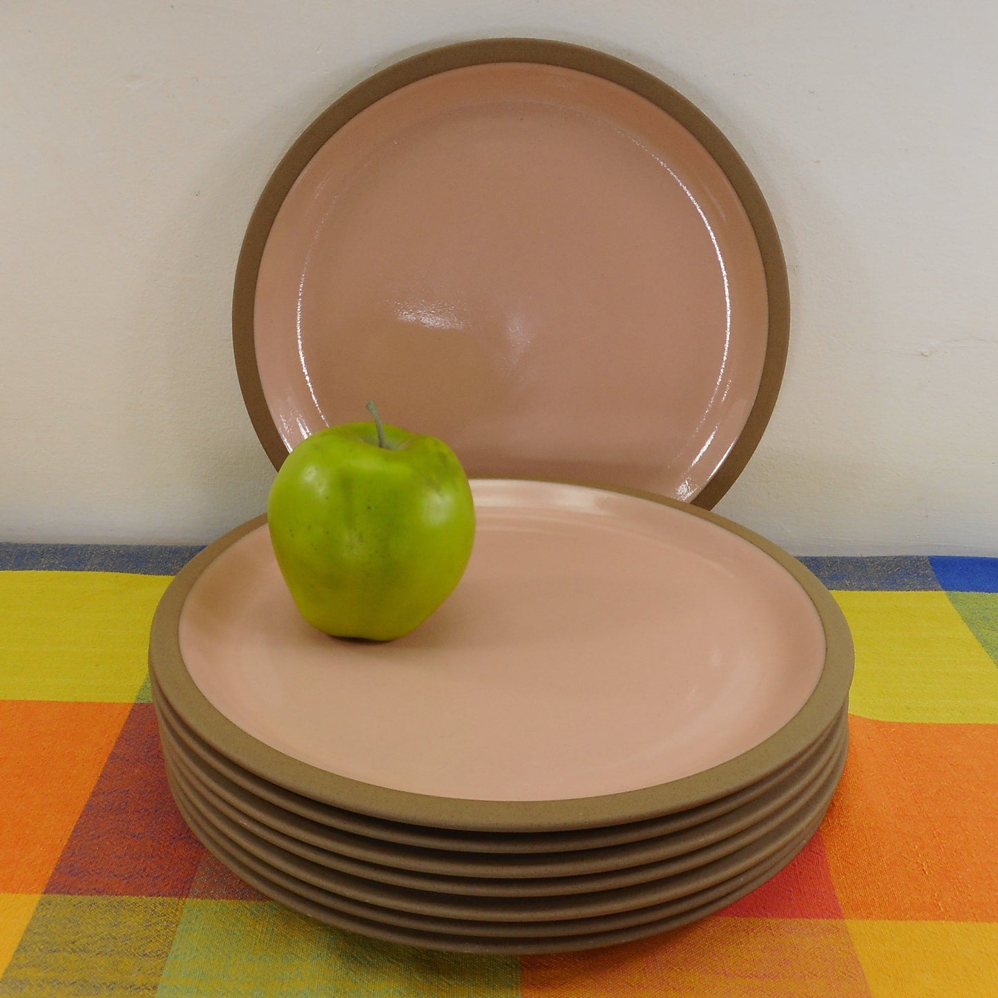 Midwinter Ltd. Japan CORAL SAND - 8 Set Dinner Plates 10-7/8" Pink Tan