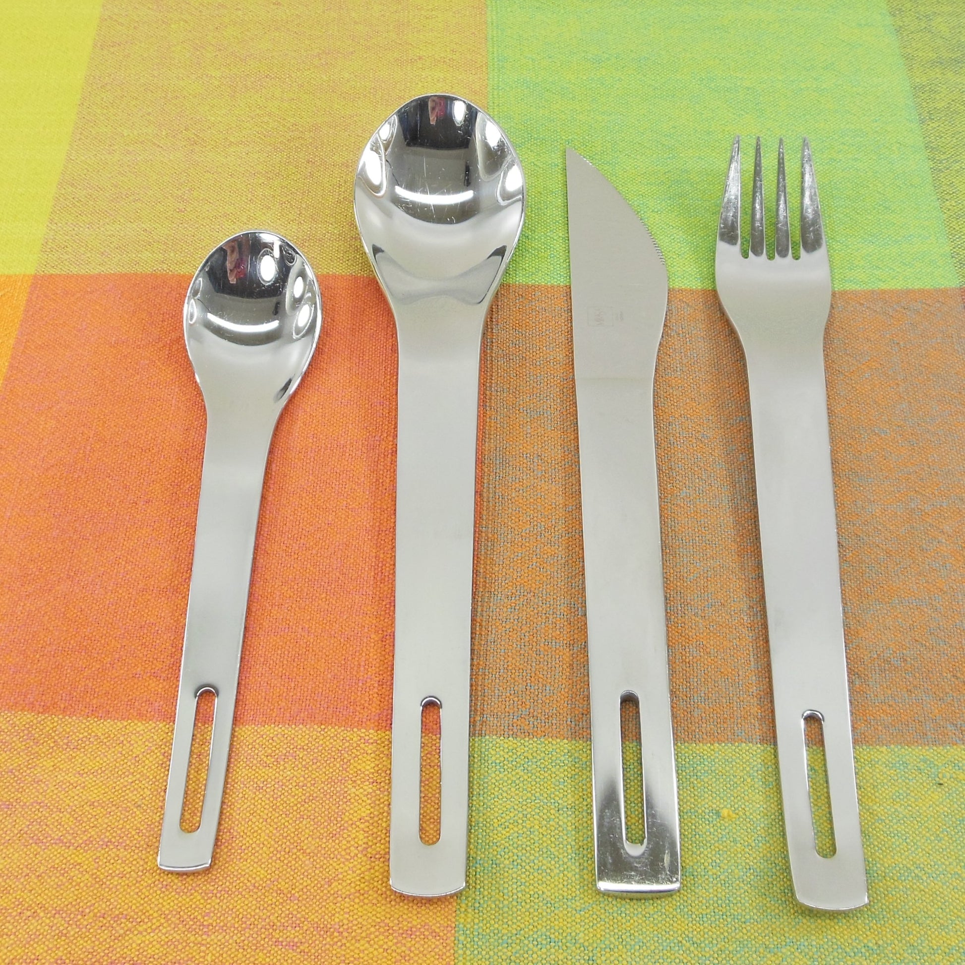 Mikasa Rave Stainless Flatware 4 Piece Place Setting