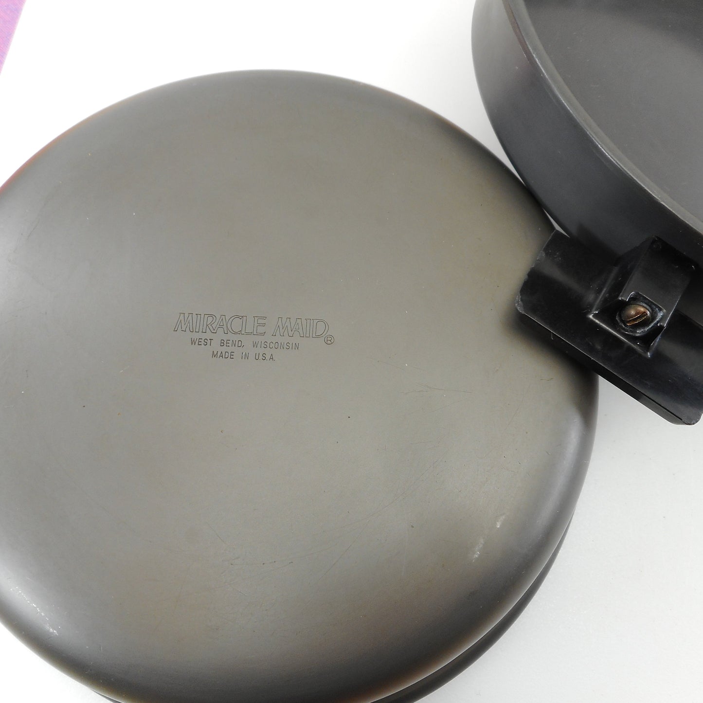West Bend Miracle Maid Anodized 8" Skillet & Lid 1970's