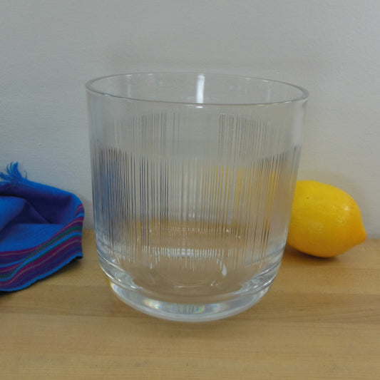 Mikasa Jazz Glass Ice Bucket Cut Lines