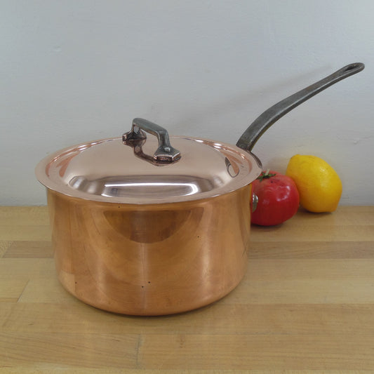 Unbranded Mauviel France Copper Stainless 3.5 Saucepan & Cover