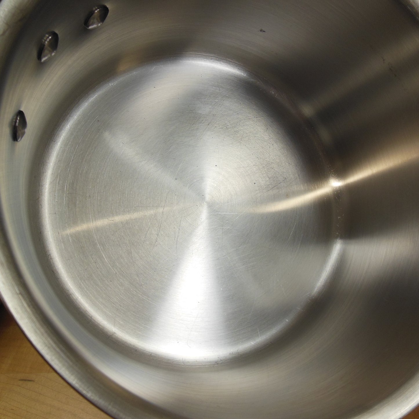 Unbranded Mauviel France Copper Stainless Clad 3.5 Saucepan & Cover 