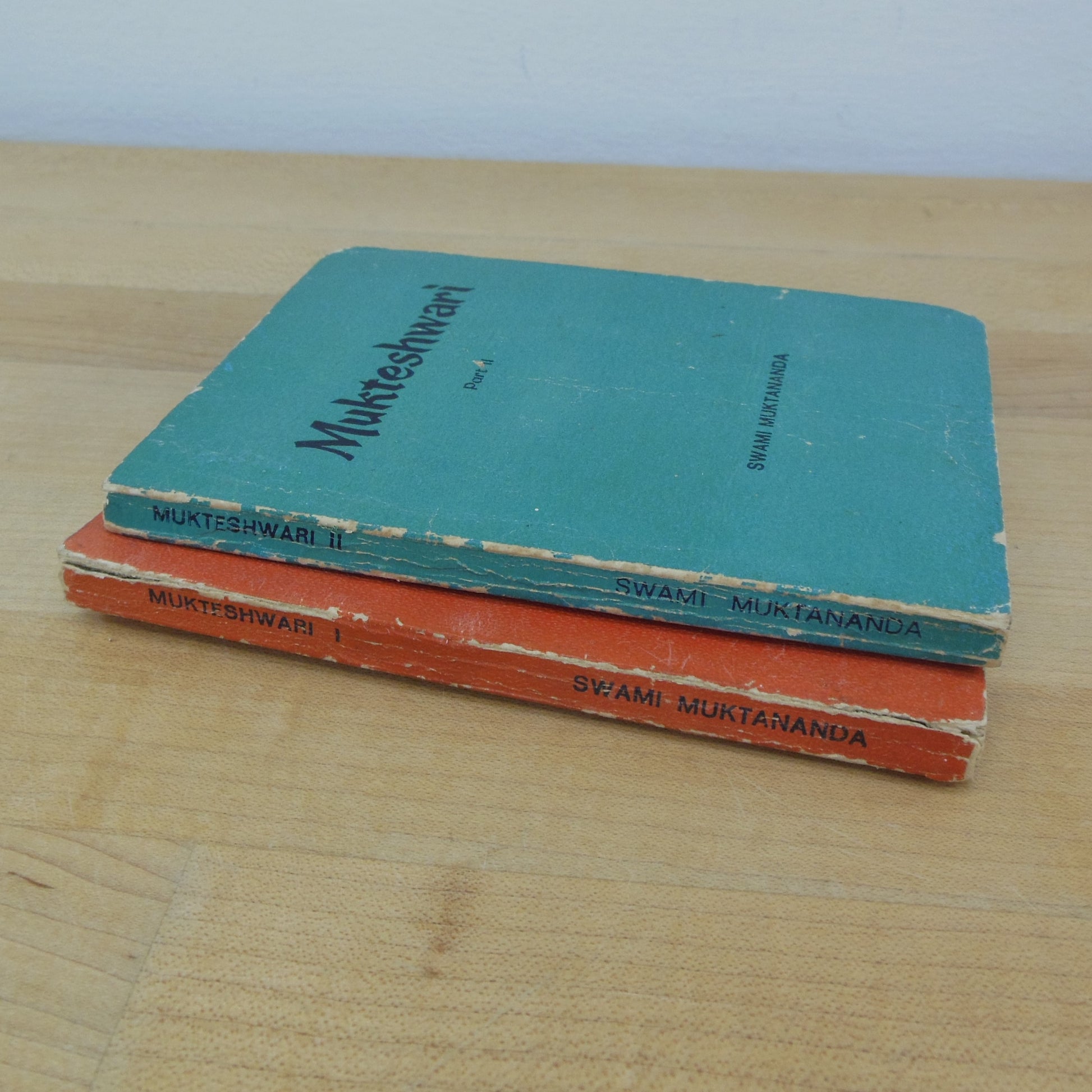 Swami Muktananda Mukteshwari I II Books 1973 1974 Vintage