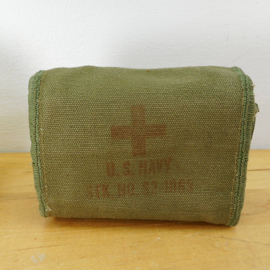US Navy WWI Aviators Pilot First-Aid Canvas Pouch S2-1063