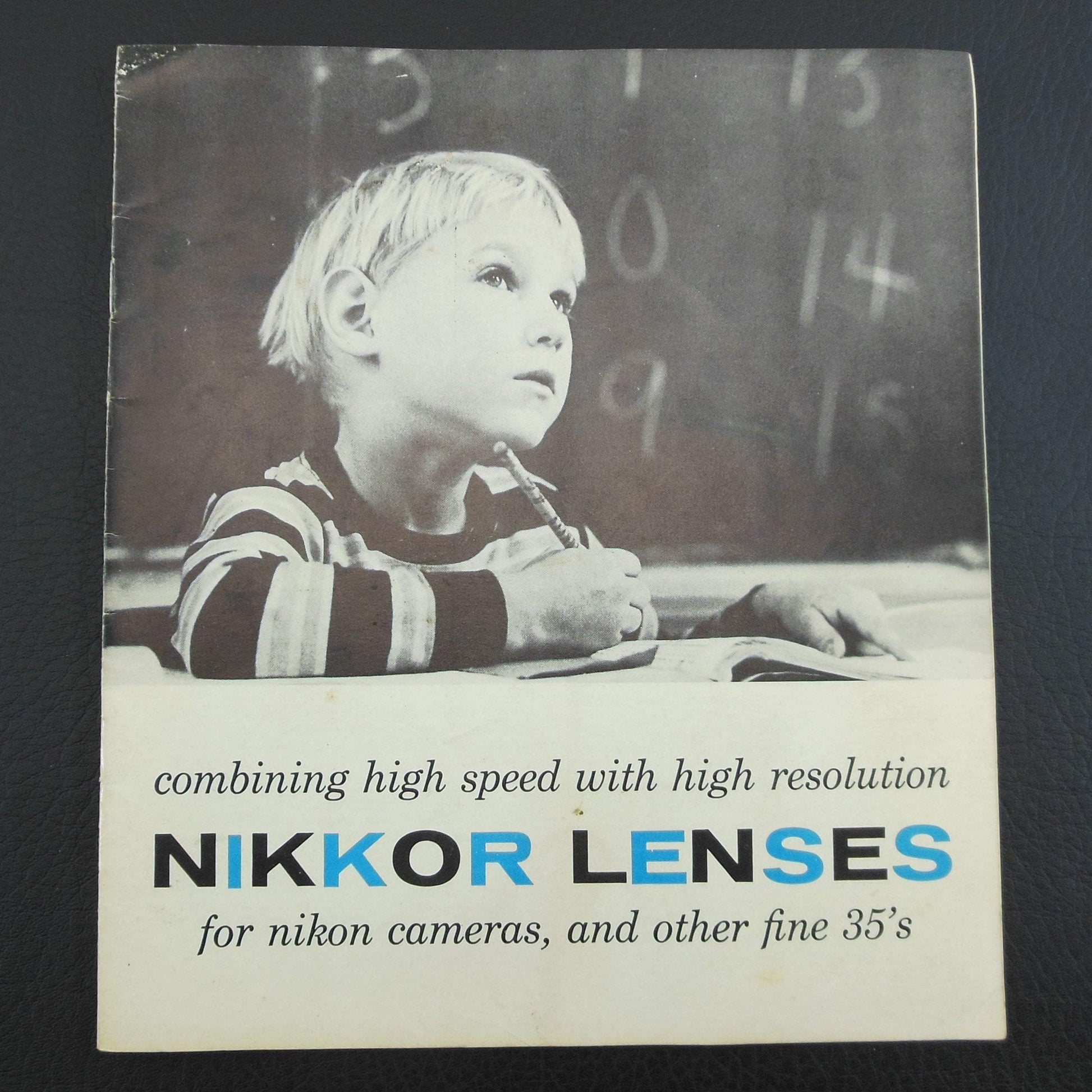 Nikon Nikkor Lenses Booklet Advertisement Information Vintage Catalog