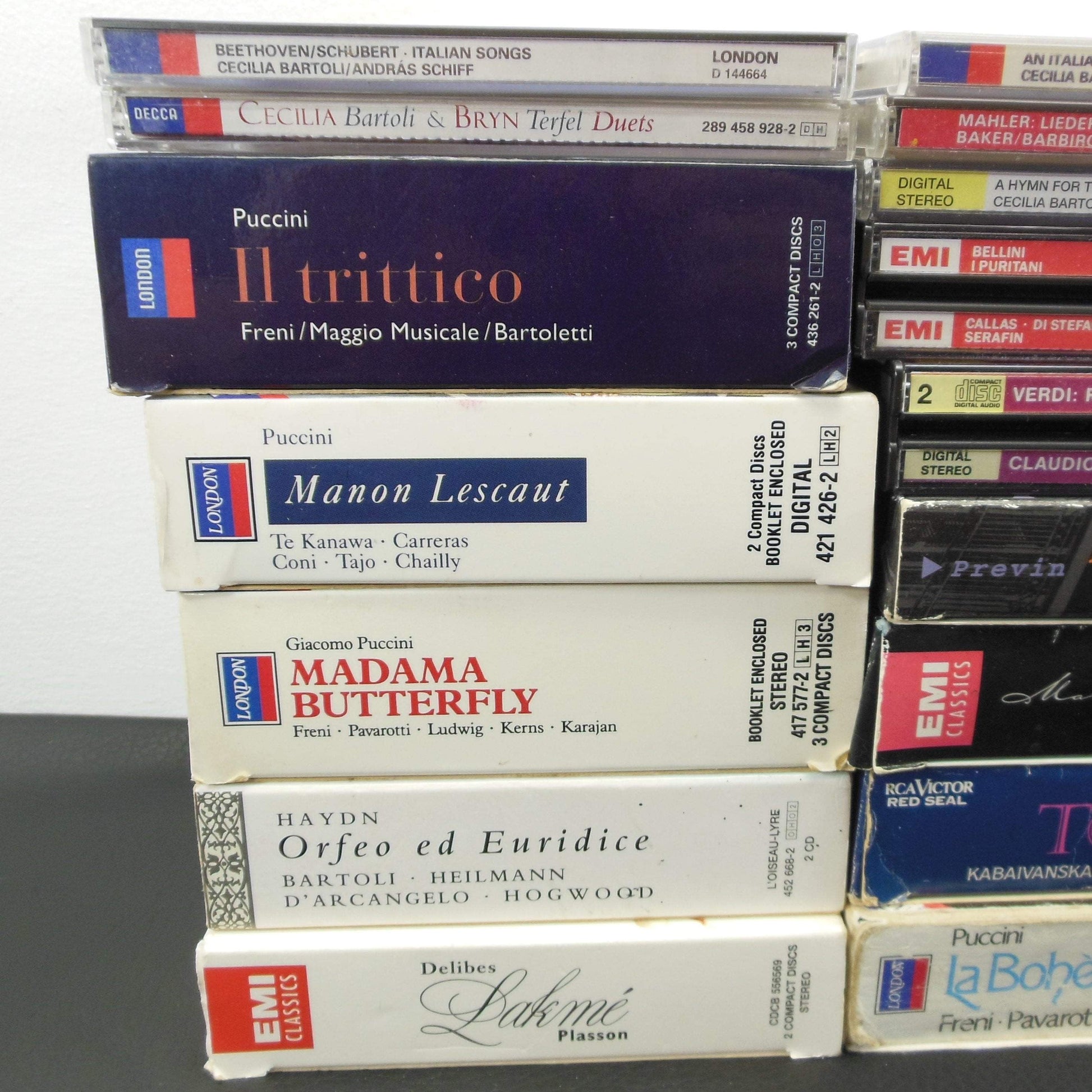 Opera CD Music Estate Lot 53 Discs - 1, 2, 3 and 4 Disc Sets Used