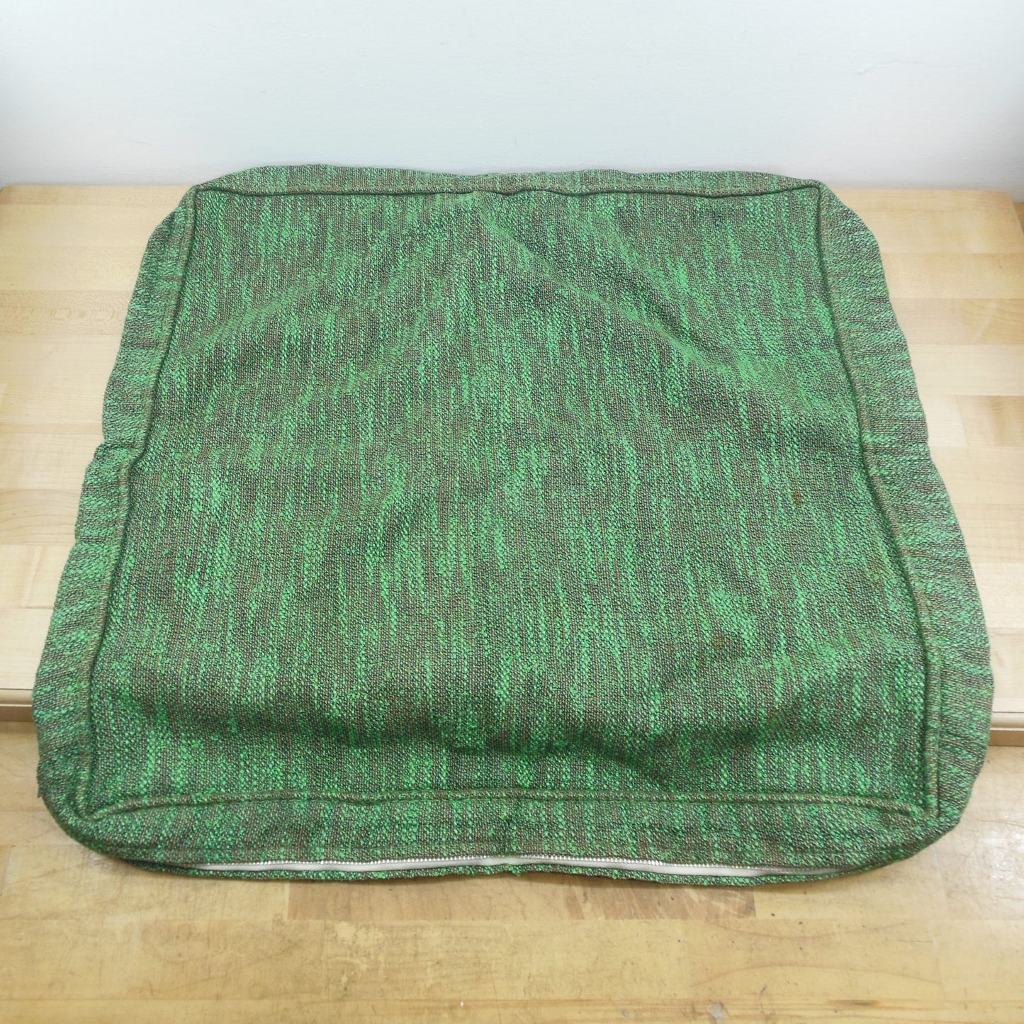 Danish Modern 1960's Lounge Chair Box Cushion Slip Covers Green Lavender Brown Strip Vintage