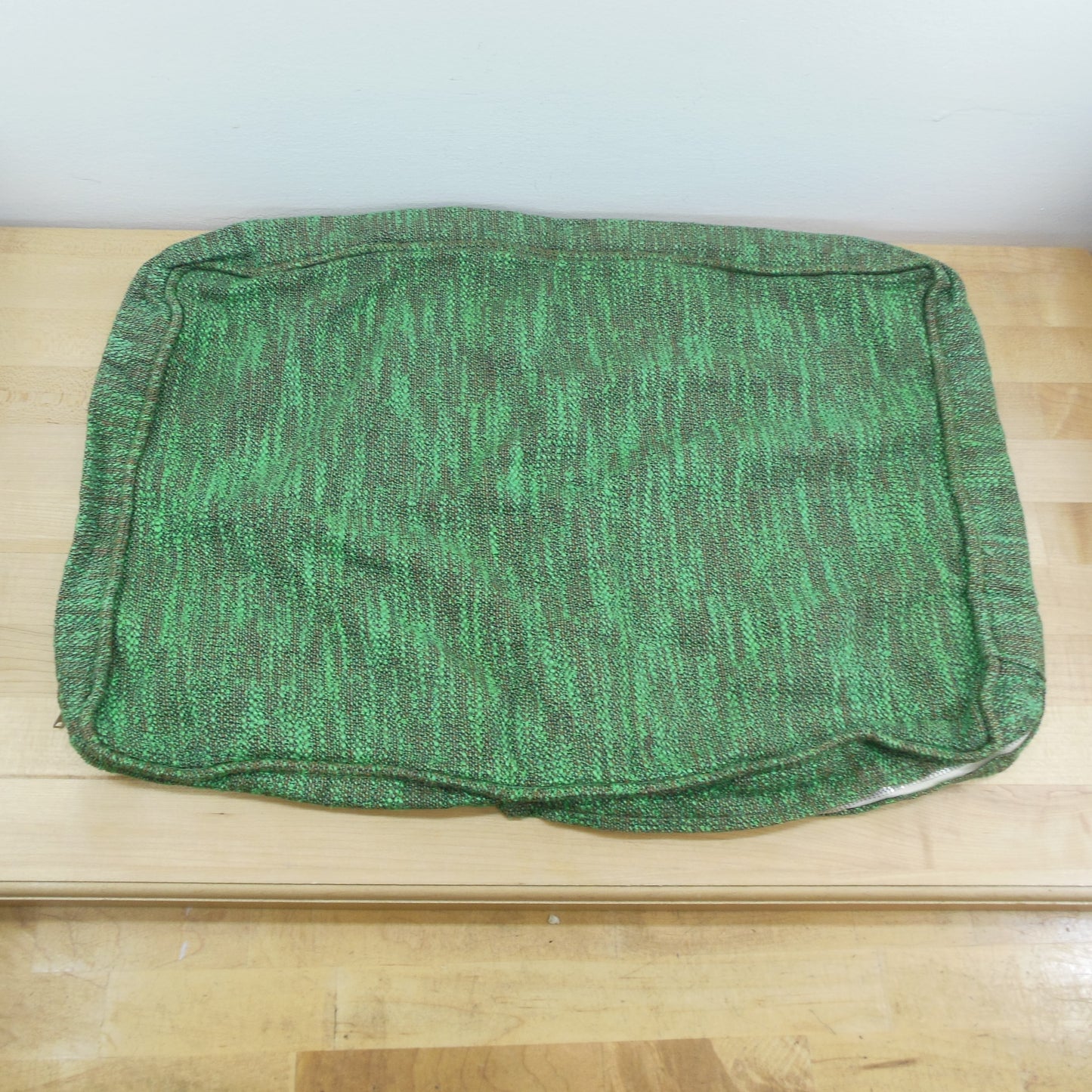 Danish Modern 1960's Lounge Chair Box Cushion Slip Covers Green Lavender Brown Strip 19"
