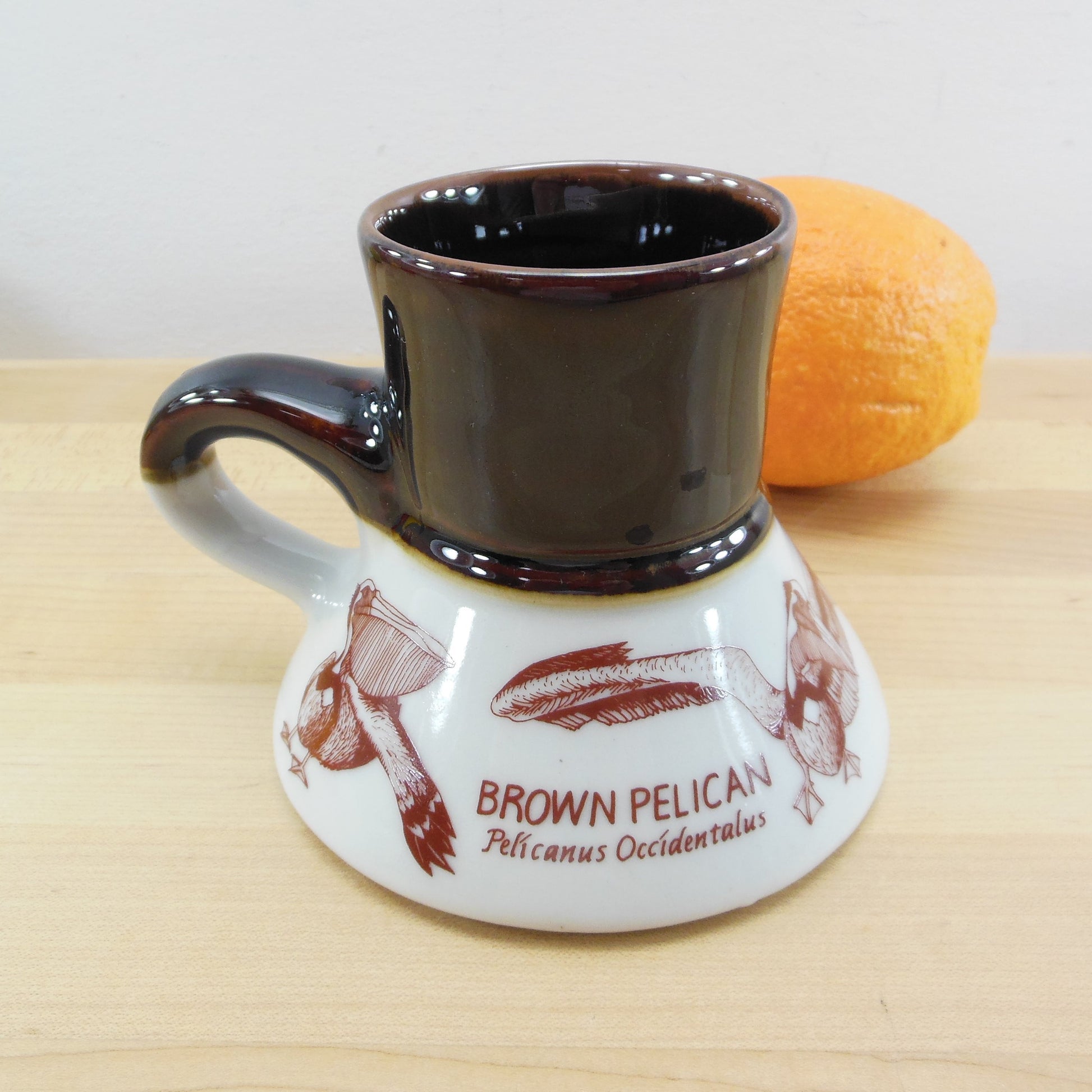 Bearly Surviving California 1983 Brown Pelican Travel Mug