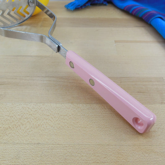 Vintage Pink Handle Metal Spatula flipper Lifter for Your Mid Century  Kitchen by Ekco 