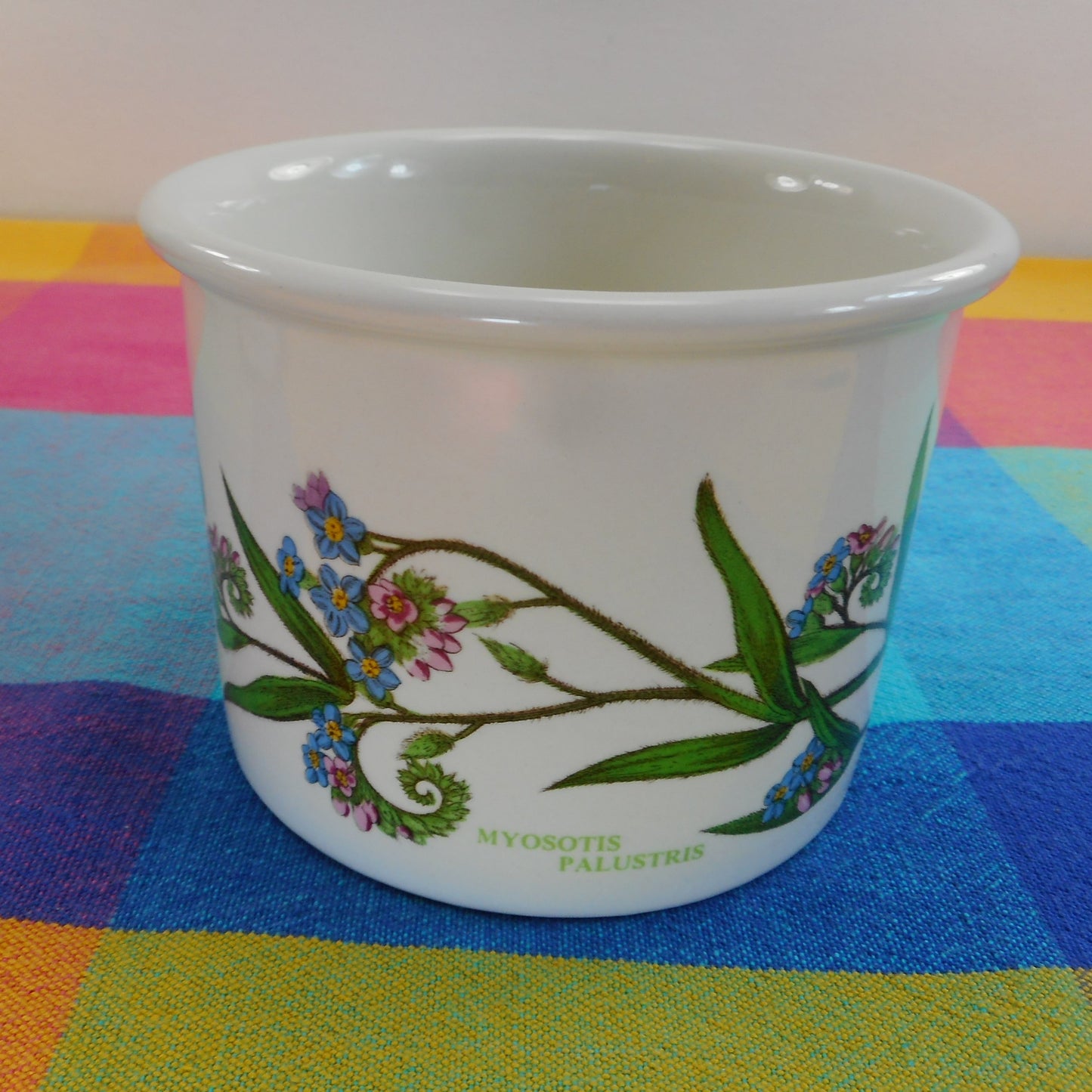 Portmeirion Botanic Garden Britain - Small Jar Pot Planter Butterfly Flowers