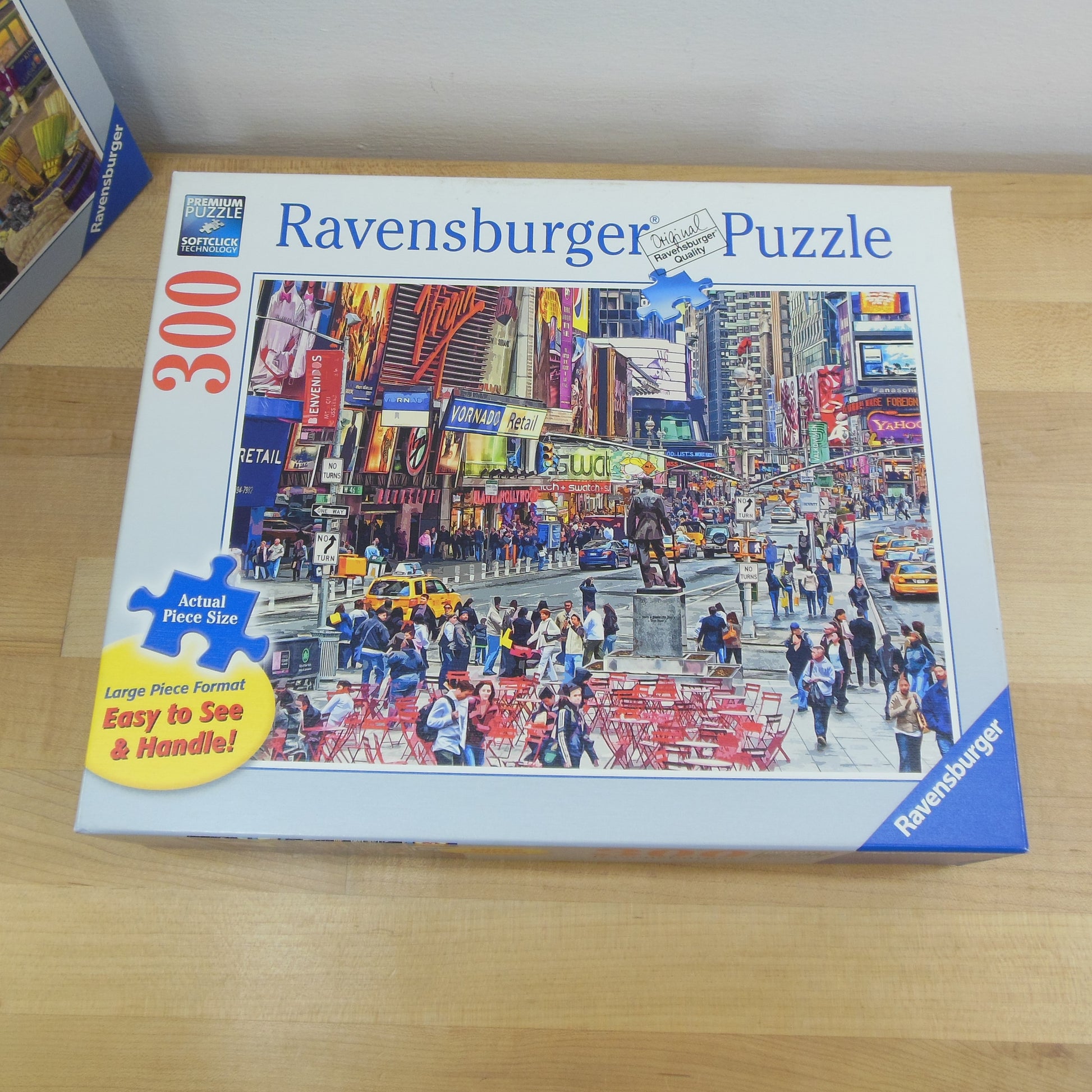 Ravensburger Puzzle 3 Lot 300 Large Pieces Mary's General Store Times Square Over The River NY