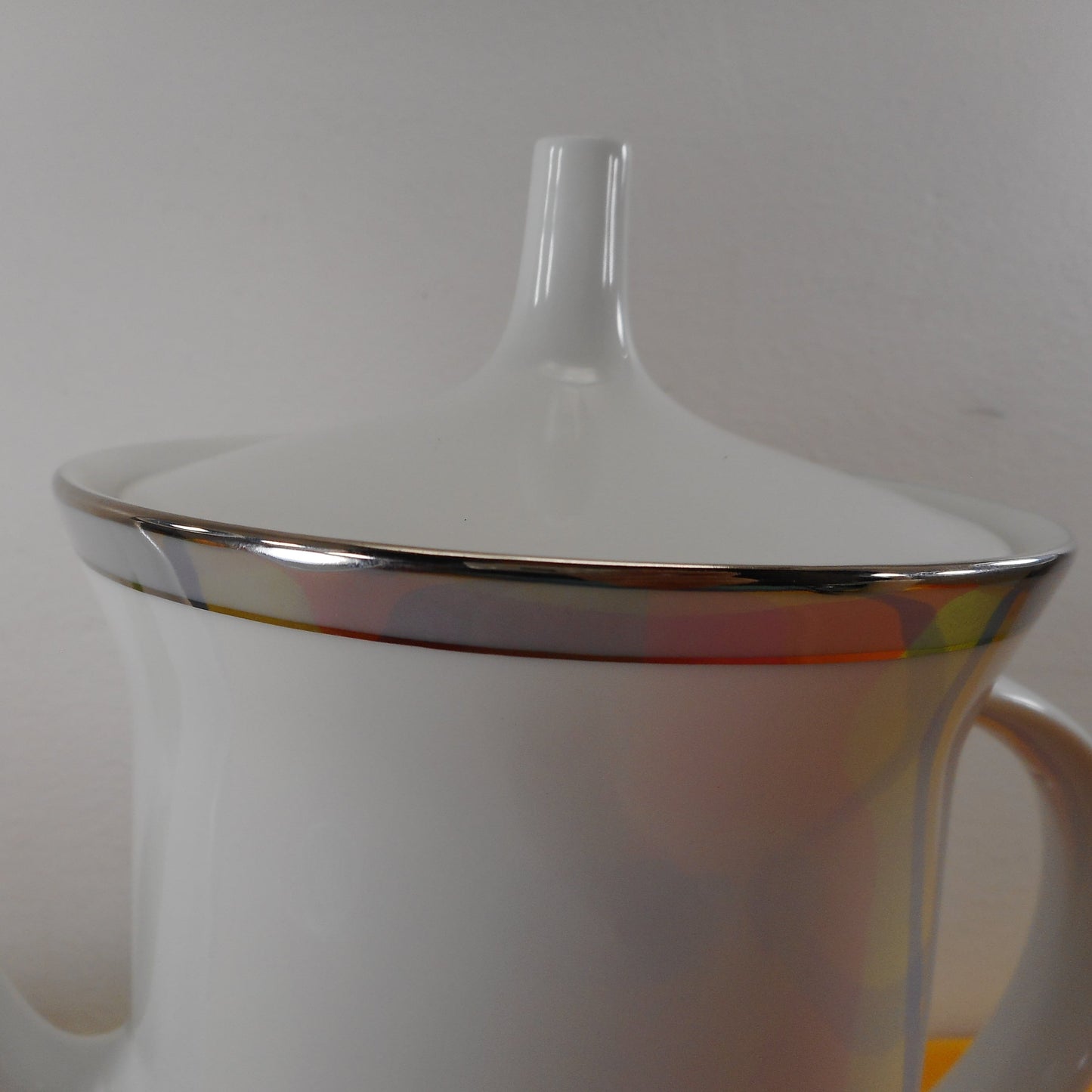 Rosenthal Germany Studio Line Berlin Coffee Pot Platinum Gray Baumann Vintage