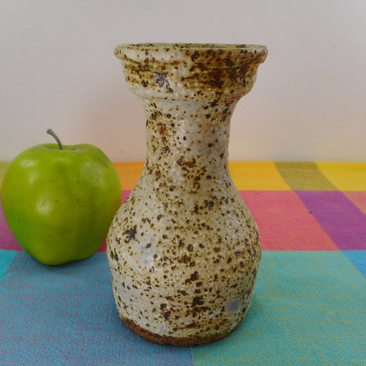 R.C. 1974 Signed Art Pottery 6" Vase Fat Lava Mid Century Vintage