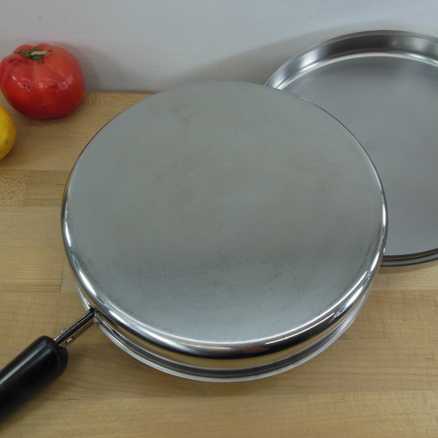 Revere Ware Designers' Group 10" Skillet Stainless Copper Core 6000 Lid