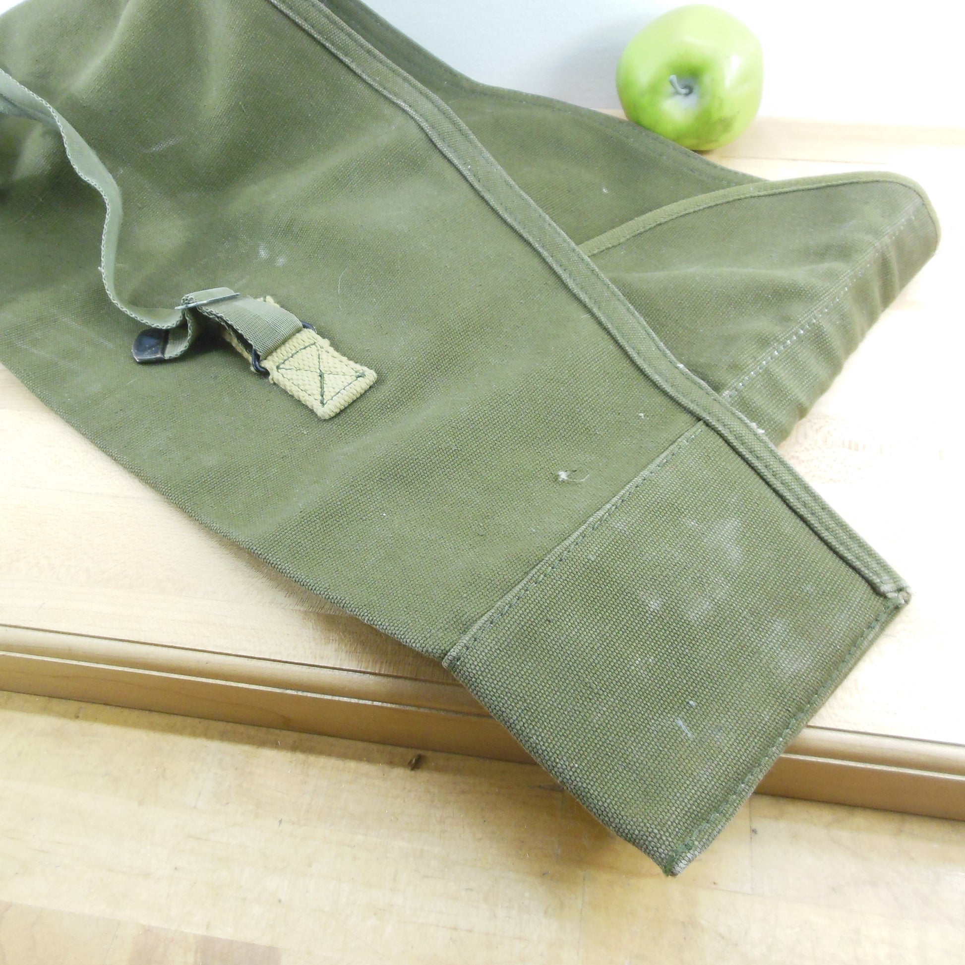 Drab OD Green Military Style Canvas Rifle Case & Sling Vintage